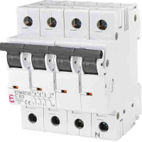 Автоматичний вимикач ETIMAT 10 63А 3P+N C 6kA, ETI