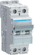 Автоматичний вимикач Hager 25A 2P B 10kA (NBN225)