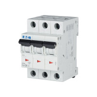 Автоматичний вимикач HL C6/3 3p С 6А 6кА, Eaton