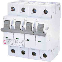 Автоматичний вимикач ETIMAT 6 63А 3P+N B 6kA, ETI