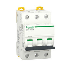 Автоматичний вимикач Schneider Electric iC60N 0.5А 3P C 6кА (A9F74370)