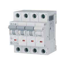 Автоматичний вимикач HL C13/3N 4p С 13А 4,5кА, Eaton