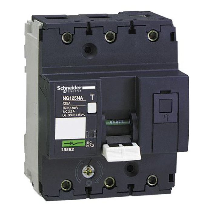 Автоматичний вимикач Schneider Electric NG125NA 3П 125A