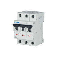 Автоматичний вимикач HL C10/3 3p С 10А 15кА, Eaton