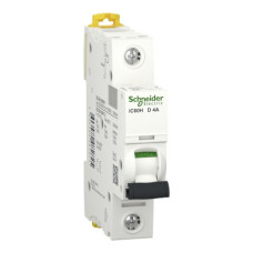 Автоматичний вимикач Schneider Electric iC60H 1P 4A D
