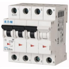 Автоматичний вимикач HL C16/3N 4p С 16А 15кА, Eaton