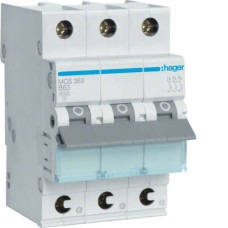 Автоматичний вимикач Hager QC 6kA 3P C 6kA (MCS363)