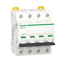 Автоматичний вимикач Schneider Electric iC60N 4А 4P D 6кА (A9F75404)