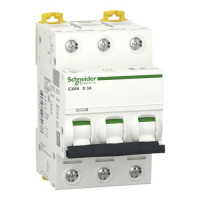 Автоматичний вимикач Schneider Electric iC60N 3P 3A D