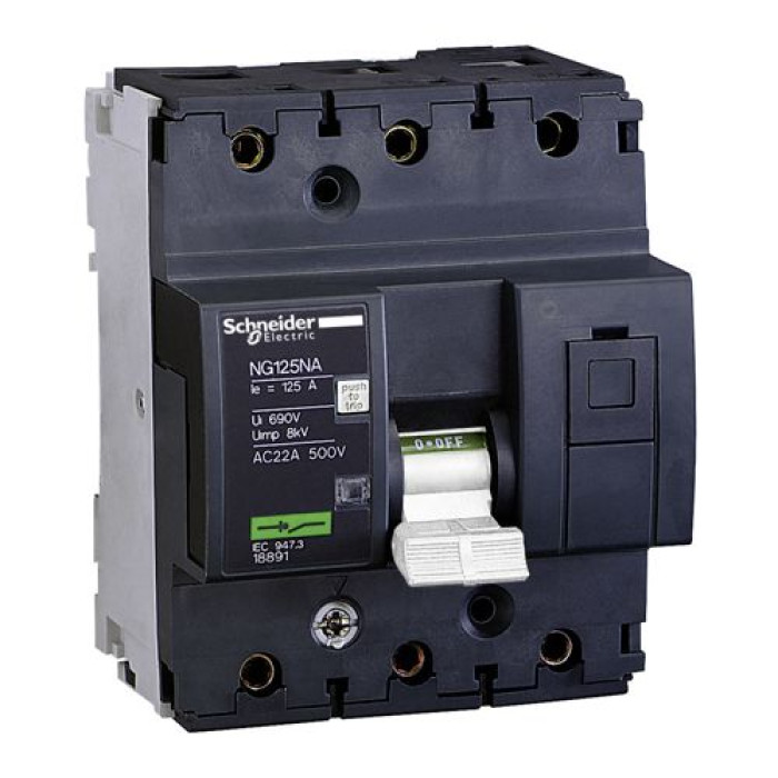 Автоматичний вимикач Schneider Electric NG125NA 3П 63A
