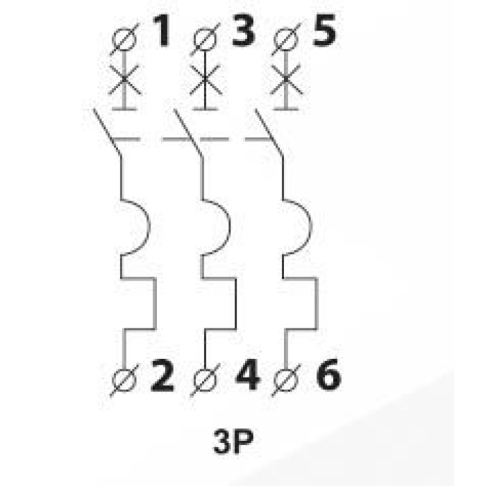 Автоматичний вимикач АсКо UProfi 100А 3P D 6kА (A0010210128)