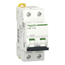 Автоматичний вимикач Schneider Electric iC60H 2P 32A D