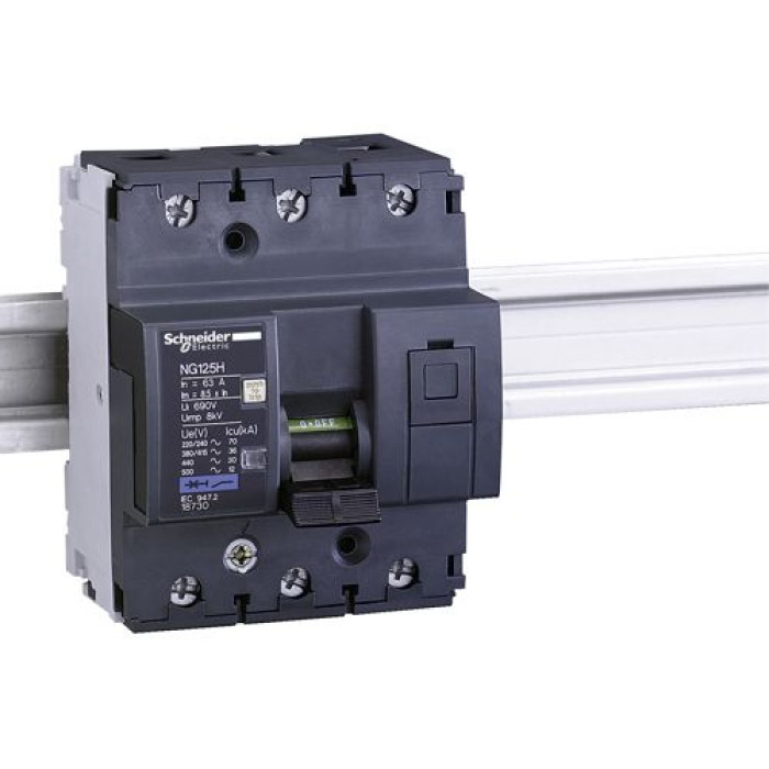 Автоматичний вимикач Schneider Electric NG125H 3П 80A C