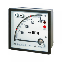 Тахометр FRER X96TP 90˚ 1-5000 Гц 115/230V (AC)