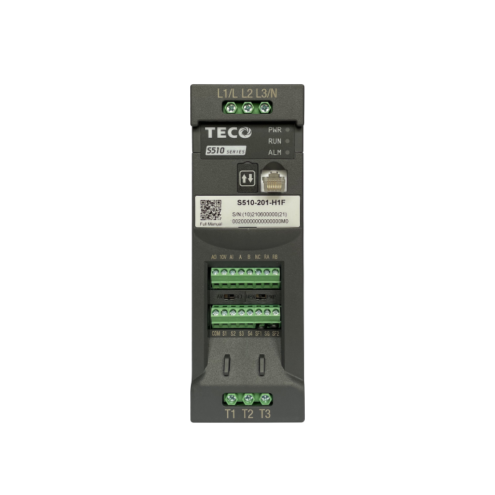 Перетворювач частоти TECO S510 3.7/5.5кВт 3×400 VAC, з фільтром, функція STO