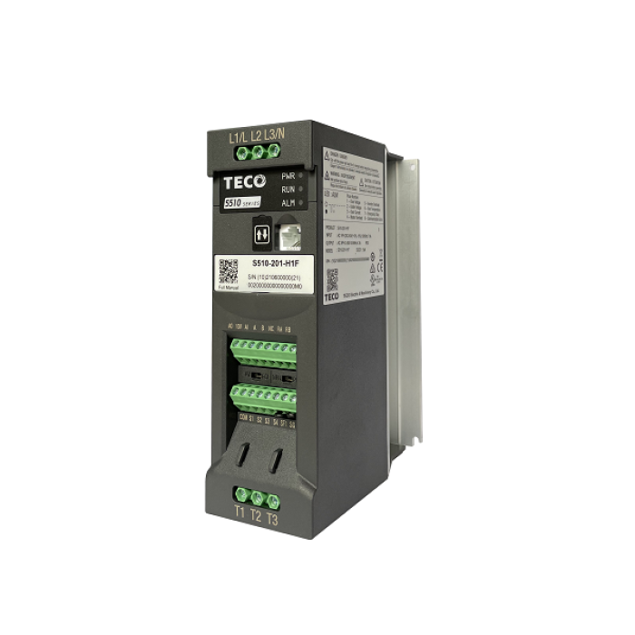 Перетворювач частоти TECO S510 3.7/5.5кВт 3×400 VAC, з фільтром, функція STO