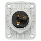 Розетка настінна IDE MUNDIAL 2P+E 16A 380–415V IP44