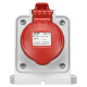 Розетка настінна IDE MUNDIAL 2P+E 16A 380–415V IP44