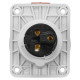 Розетка настінна IDE MUNDIAL 2P+E 16A 380–415V IP66-67