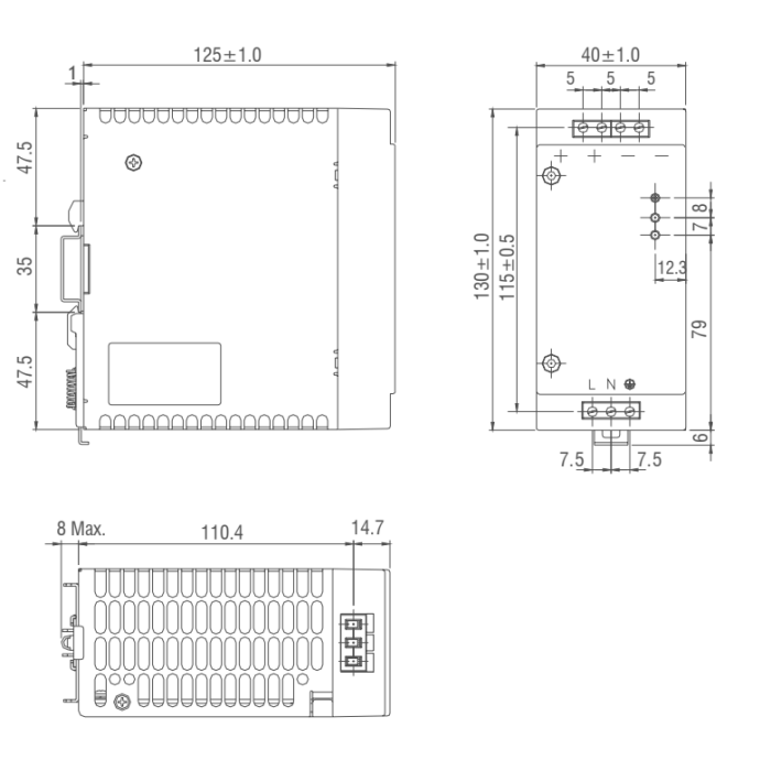 Блок живлення IMO BPS-1 100 Вт 12V DC 8A