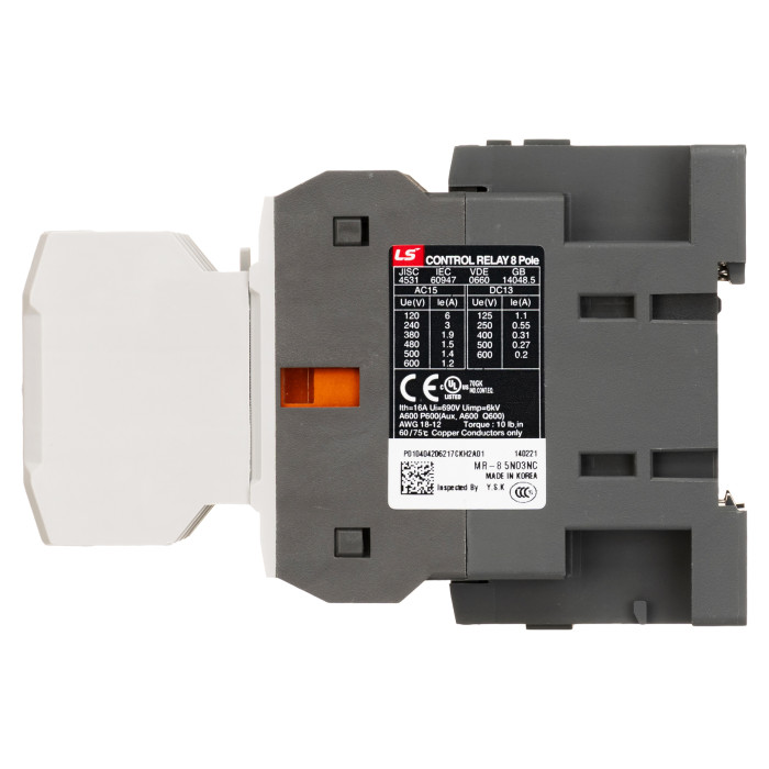 Реле контактора LS ELECTRIC MR-8 AC220V 50Hz 5a3b