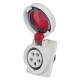 Розетка похила IDE MUNDIAL 3P+N+E 16A 200/346–240/415V IP66-67
