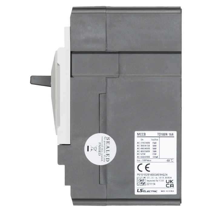 Автоматичний вимикач LS ELECTRIC TD100N 3P 16A 50kA