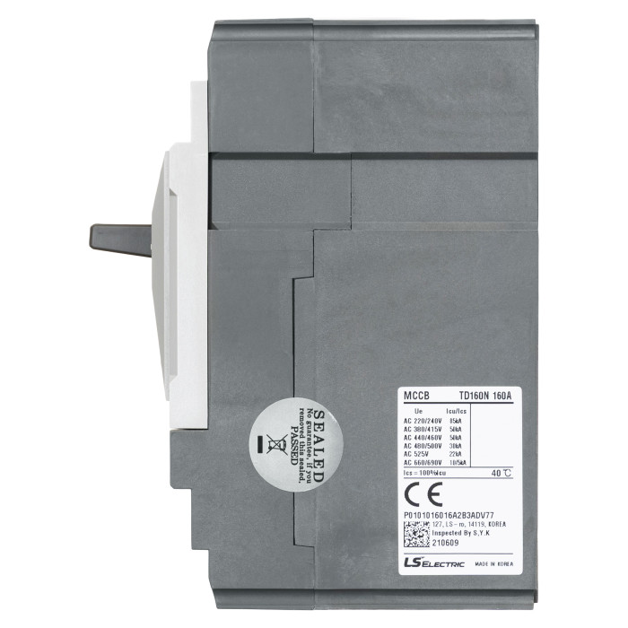 Автоматичний вимикач LS ELECTRIC TD160N 3P 160A 50kA