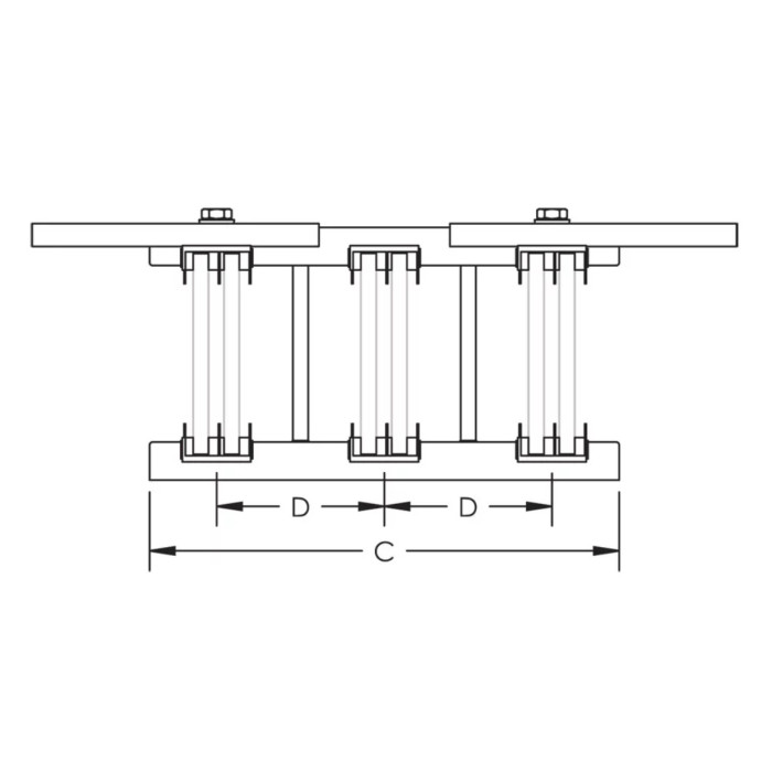 Шинотримач nVent Eriflex UBS 2/10 T