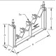 Ізолюючий шинотримач nVent Eriflex BS 400A
