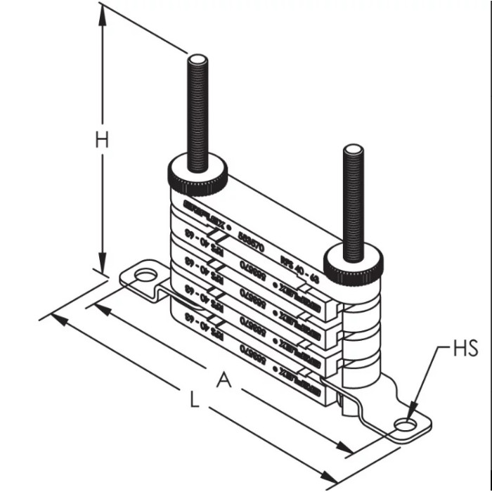 Фіксатори-проставки nVent Eriflex FS 40-63