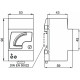 Вольтметр прямий FRER F52EV 90˚ 400V