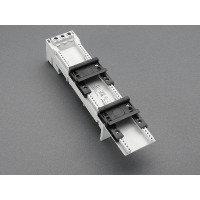 Адаптер Woehner на систму шин 60mm, 2-DIN рейки, 80A, 54×260mm