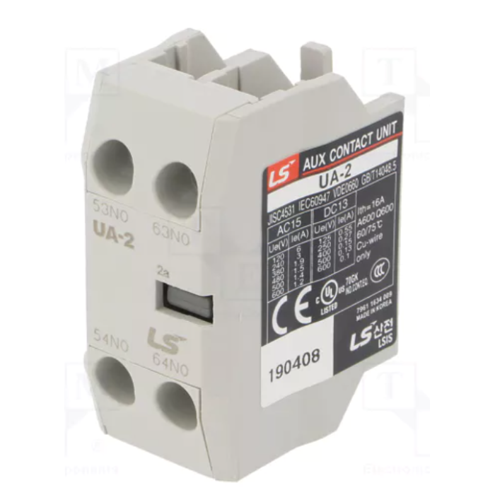 Додатковий контакт LS ELECTRIC UA-2, 2NO