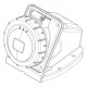 Розетка настінна IDE MUNDIAL 3P+N+E 16A 200/346–240/415V IP66-67