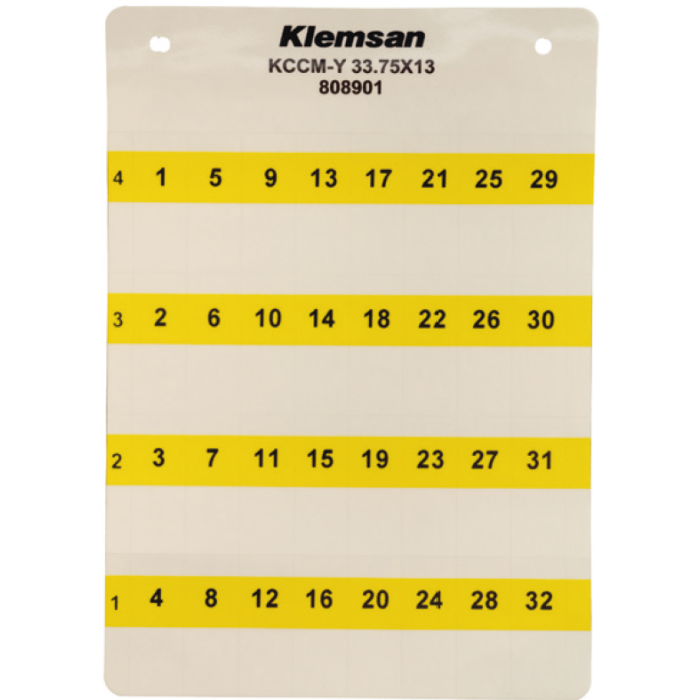 Маркування на провід KCCM-Y Klemsan 67.5×25 (10-50mm²)