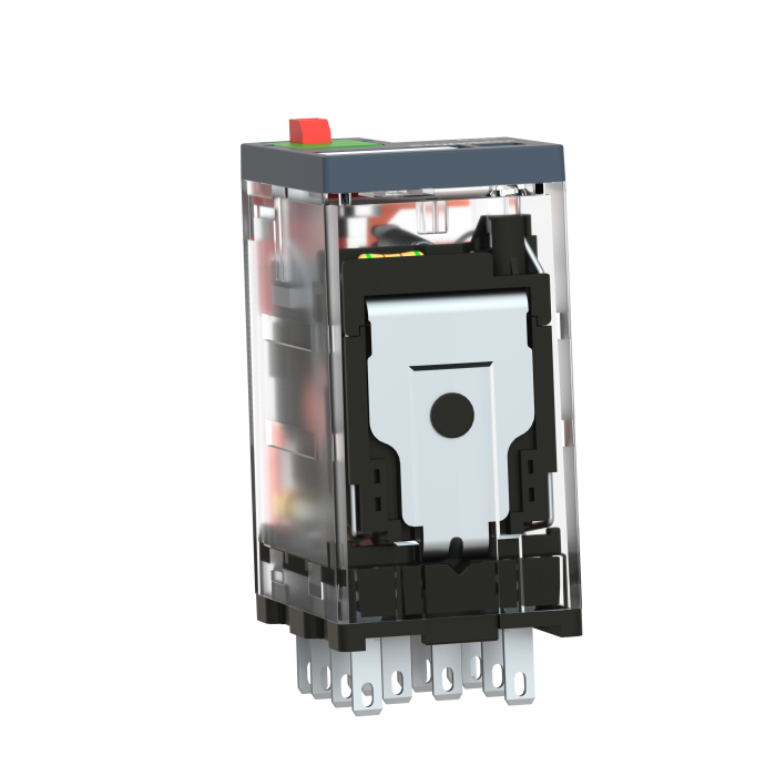 Реле мініатюрне Schneider Electric 4CO, світлодіод, ~24V