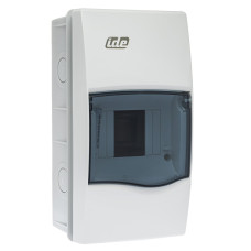 Корпус розподільчий внутр. IDE прозоре вікно ORO,1×4 модуля 228×120x97, IP40, з шинами N і PE