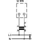 Вольтметр прямий FRER F96EV 90˚ 200V