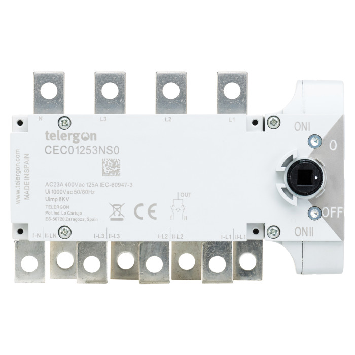 Перемикач TELERGON 3P+N 125A