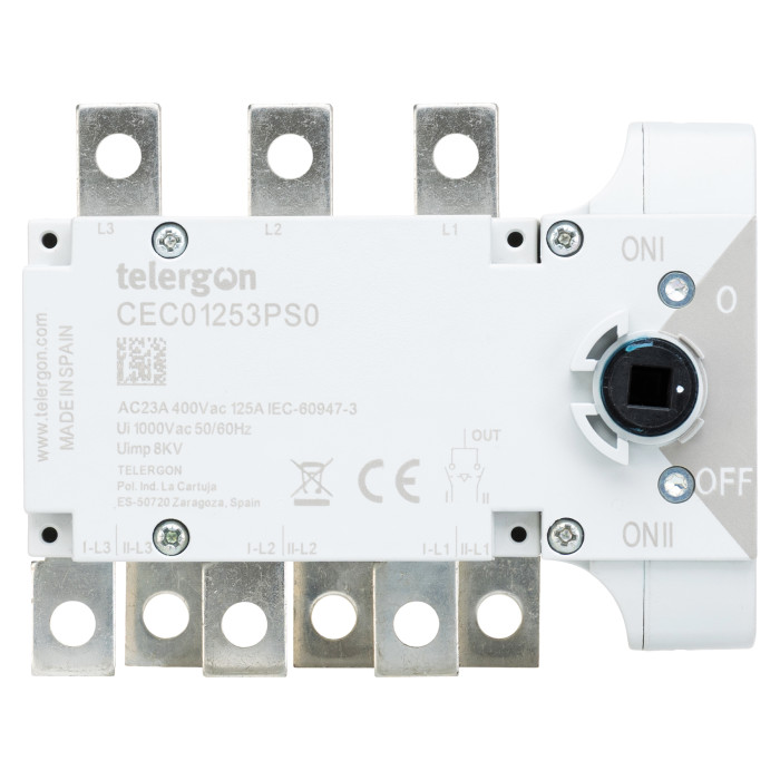 Перемикач TELERGON CEC 3P 125A