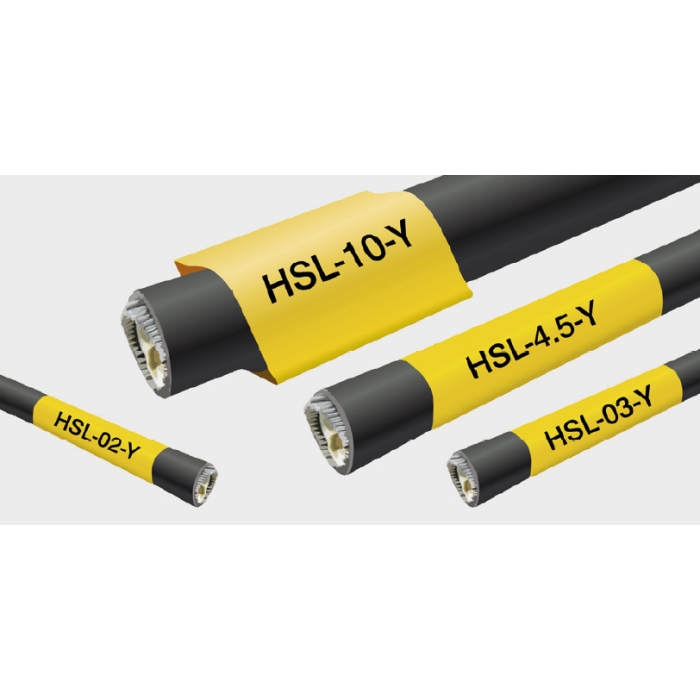 Маркування для проводу термоусадка HSL Klemsan жовта 7.5-15mm
