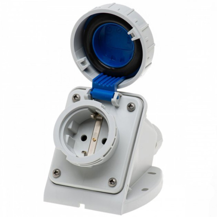 Розетка настінна IDE SCHUKO 2P+E 16A 250V IP67