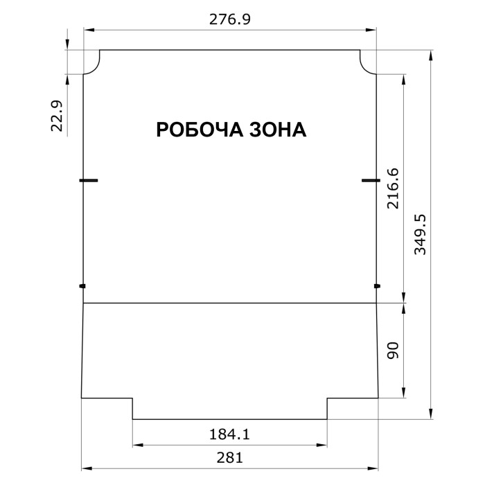 Настінний корпус для сил. розеток IDE PRYMA 1×13 MOD 504×297x177mm IP67 з шинами N+PE
