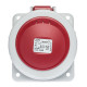 Розетка вбудована похила IDE MUNDIAL 4P 32A 220V IP66-68
