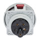 Розетка похила IDE MUNDIAL 3P+N+E 32A 200/346–240/415V IP66-67