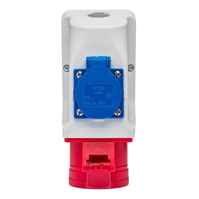 Розетка комбінована IDE SCHUKO 2P+E/3P+N+E 16A 200/346–240/415V IP44