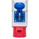 Розетка комбінована IDE SCHUKO 2P+E/3P+N+E 16A 200/346–240/415V IP44