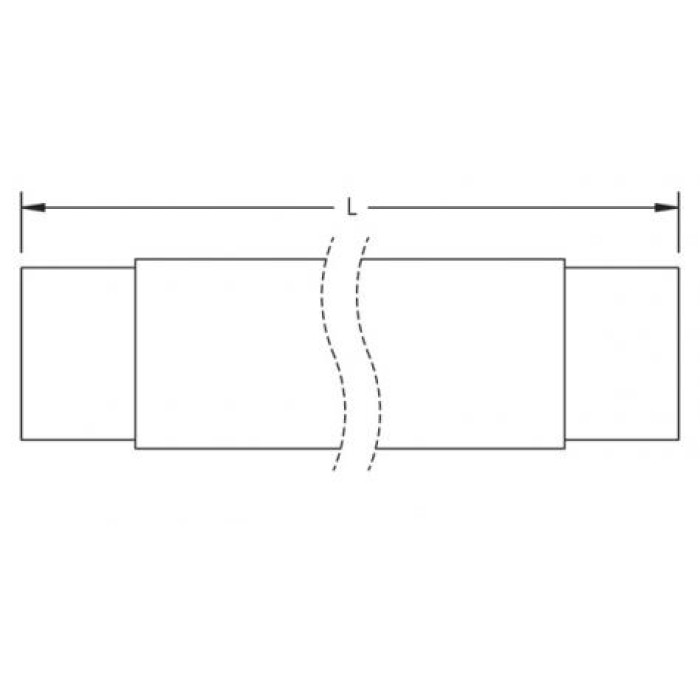 Шина мідна гнучка в ізоляції Vector VS WAVE 24×5х1 L2m 495A