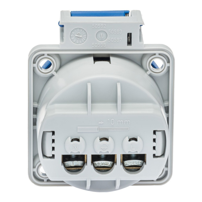 Розетка настінна IDE SCHUKO 2P+E 16A 250V IP54